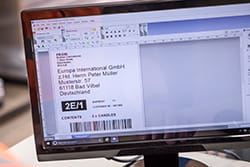Etiketės redagavimas kompiuteryje